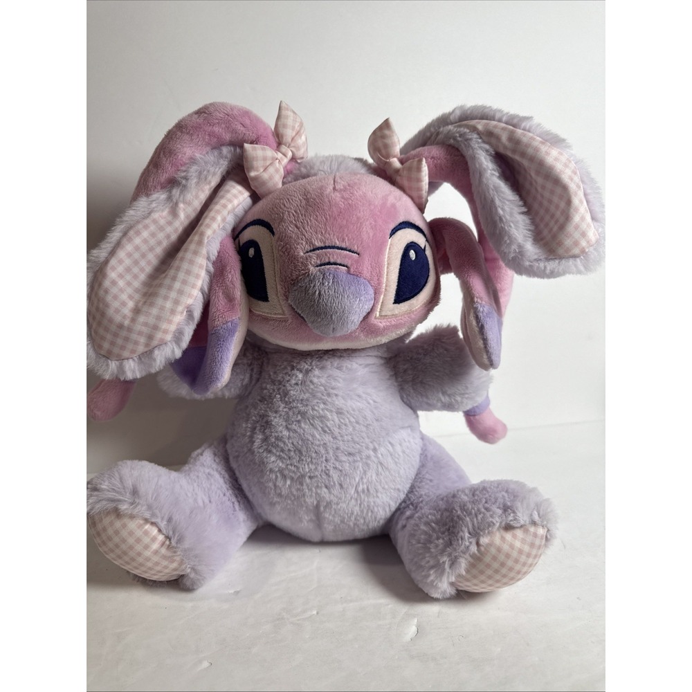 Disney Store Lilo & Stitch Angel Easter Plush 10"‎ Stuffed Animal Purple & Pink
